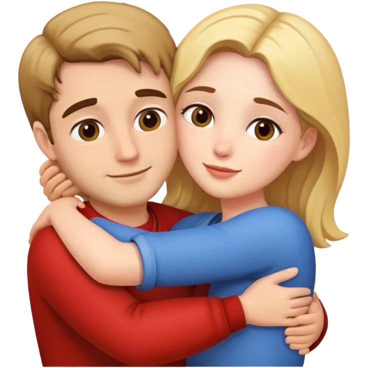 couple hugging emoji
