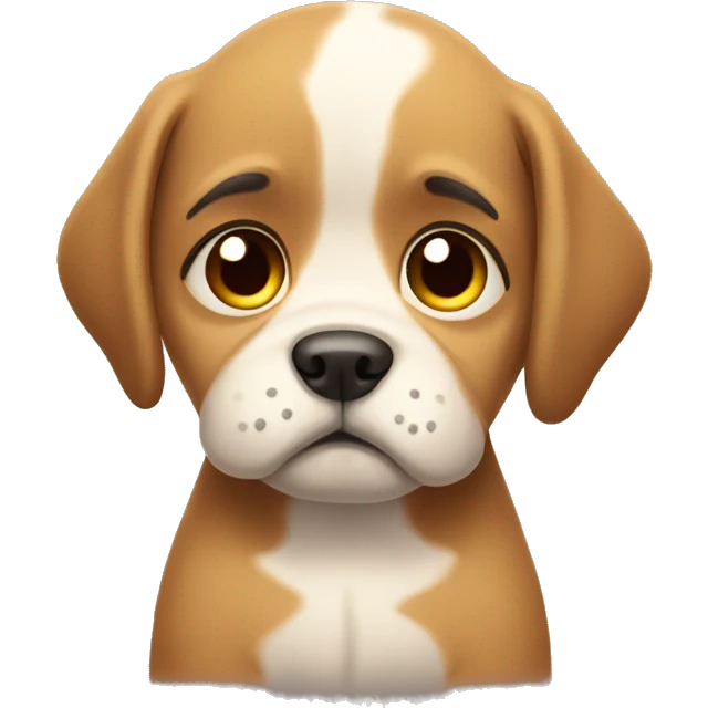 sad puppy emoji