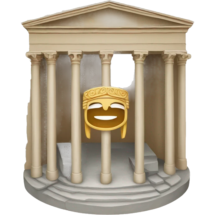 Greek Epidauros theatre emoji