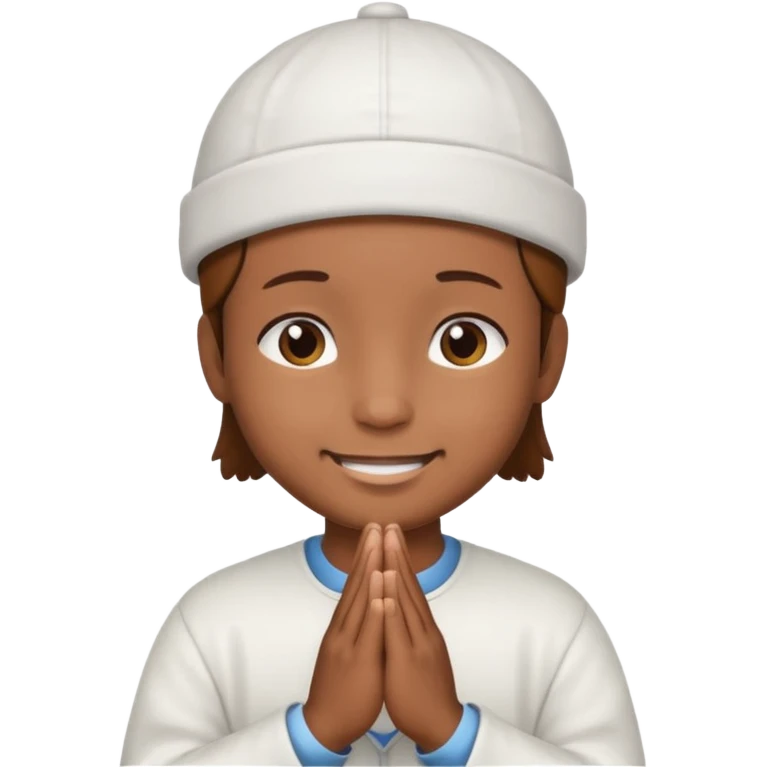 Buatkan emoticon siap pakai. Seseorang sedang sholat. emoji