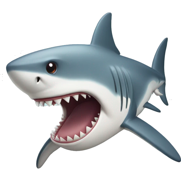 shark with brace emoji