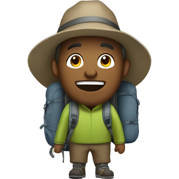 hiking emoji