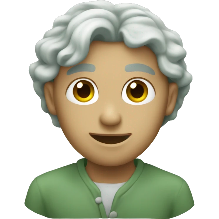 Sage green heart emoji