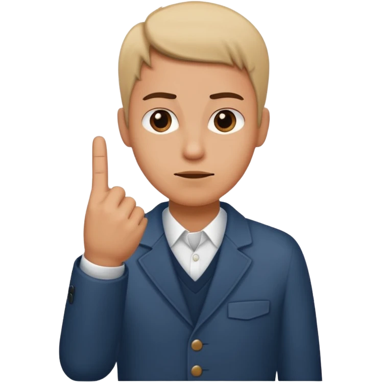 No I need it with only the middle finger down emoji