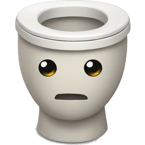 Clogged toilet emoji