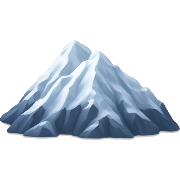 snowy mountain emoji
