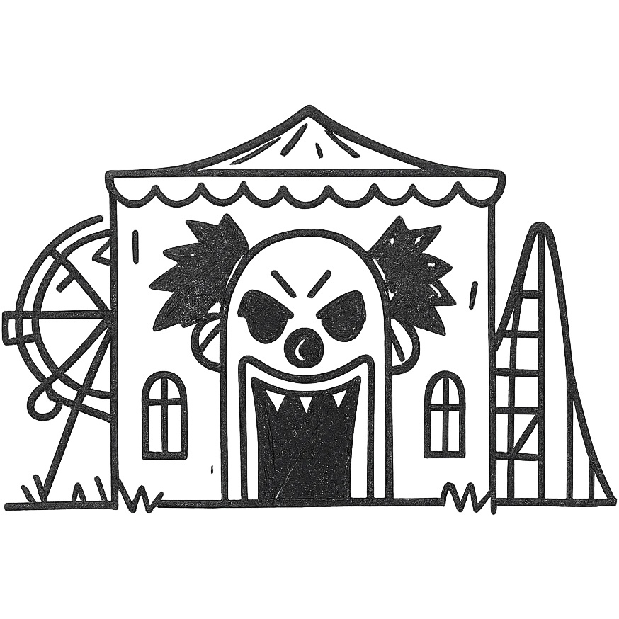 Creepy lunapark emoji