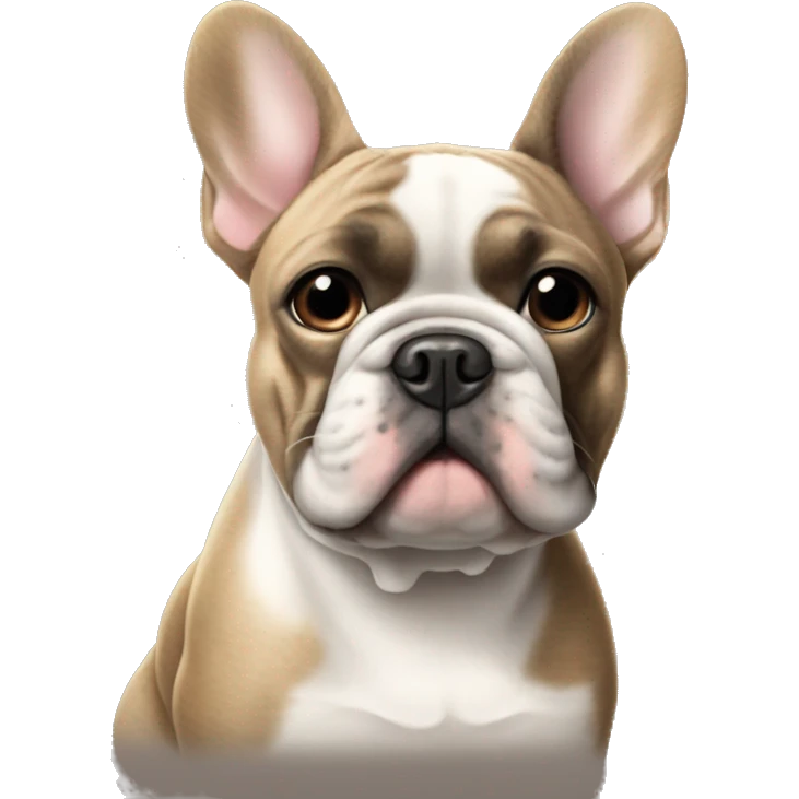 brindle french bulldog  emoji