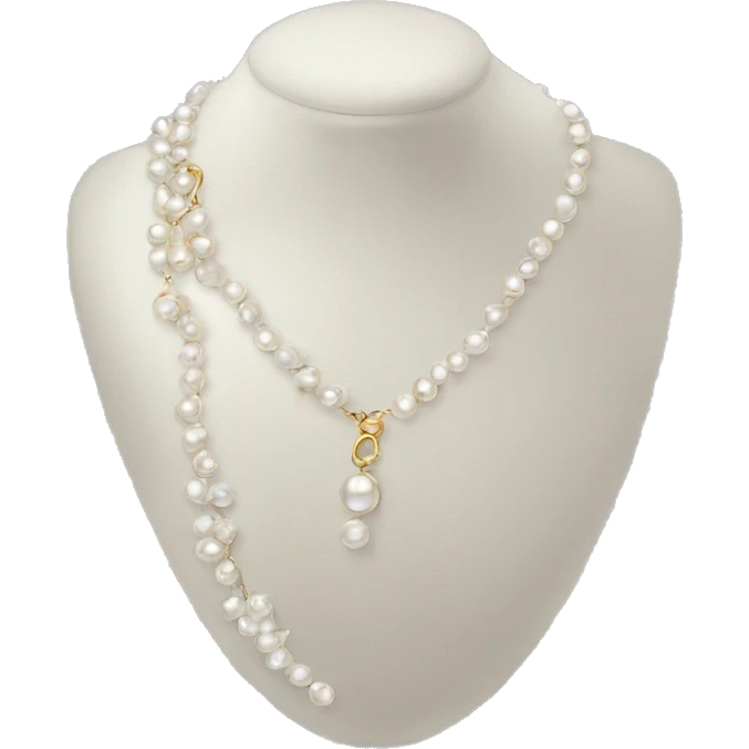 broken pearls neclace emoji