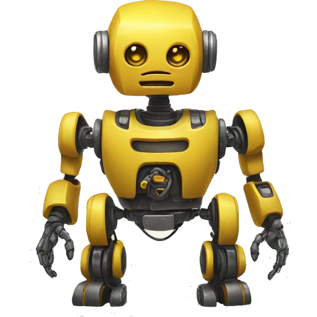 yellow robo emoji