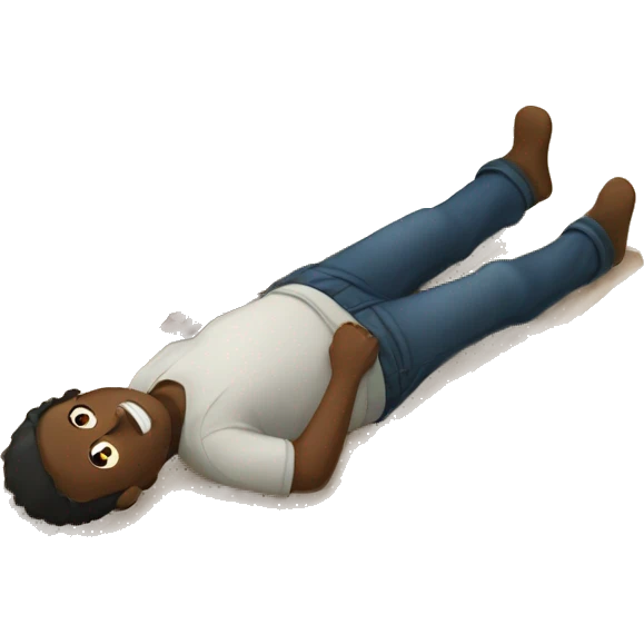 person laying on the floor emoji