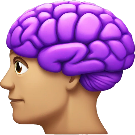 Purple Brain  emoji