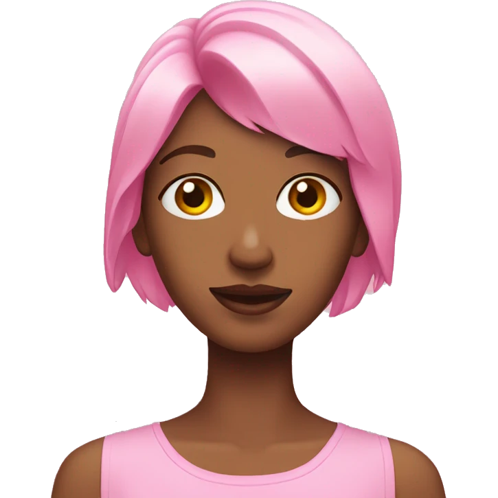 pink person wearing yellow nails emoji