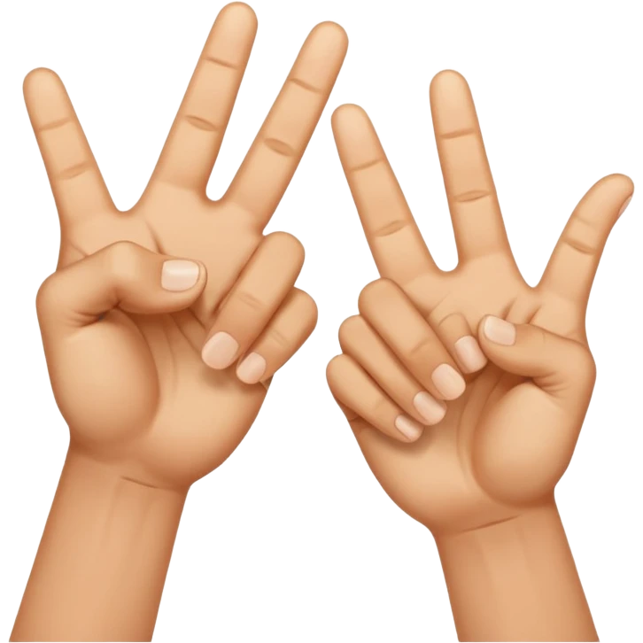 Hold up your hands. With your left hand, make a ‘6’ by curling your index finger like a hook while sticking your thumb out. With your right hand, make a ‘7’ by pointing your index finger straight and your thumb sideways like an L-shape. Put both hands next to each other — that’s the 67 meme emoji