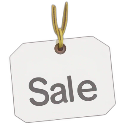 price tag sale emoji