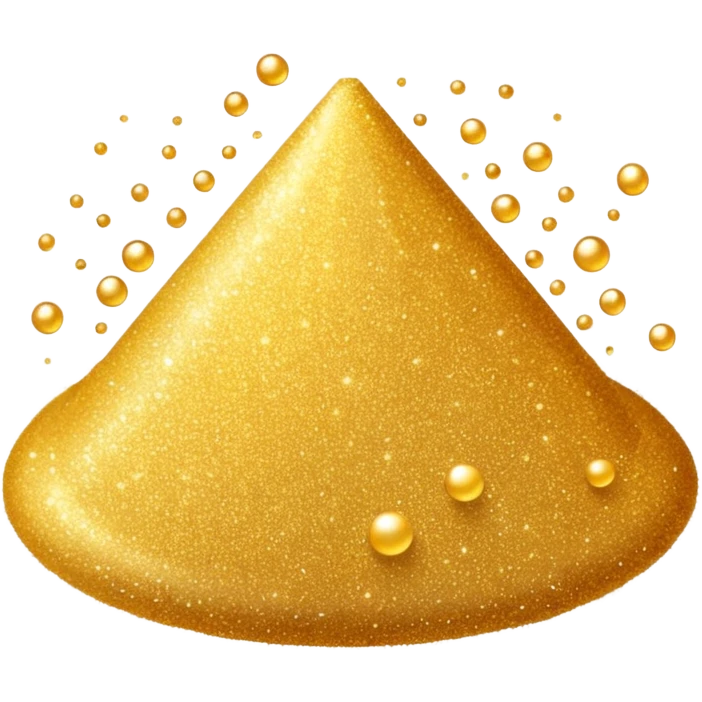  fine, tiny glitter dust, sparkling brightly like magical dust. Small particles, glossy, smooth, soft shadows, white background.

 emoji