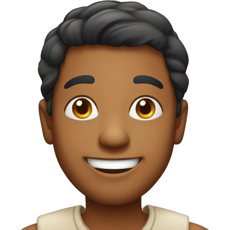 Indian person smiling  emoji