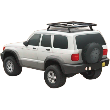 Car off road emoji