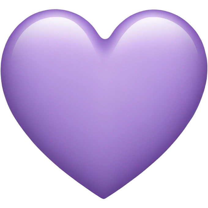 light purple heart  emoji