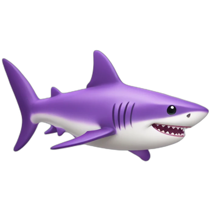 purple baby shark emoji