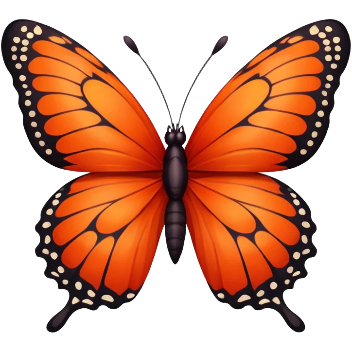 Red butterfly emoji