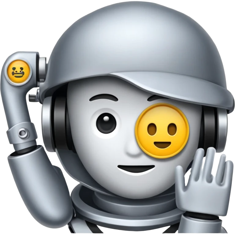 Робот на карниворе emoji
