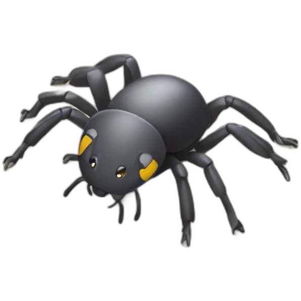 Araignée qui poursuit une souris emoji