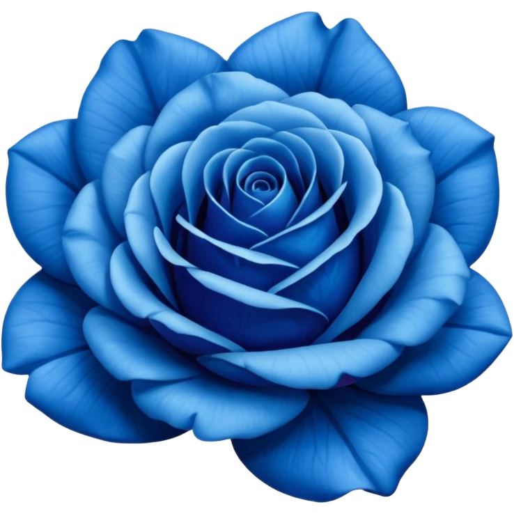 blue rose emoji