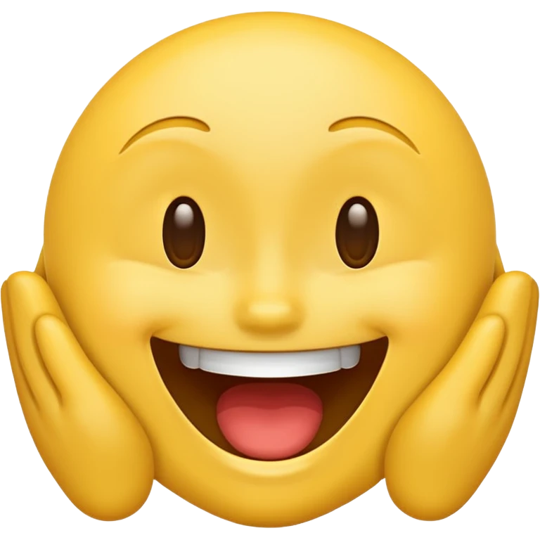 Emoji representing internal laughter emoji