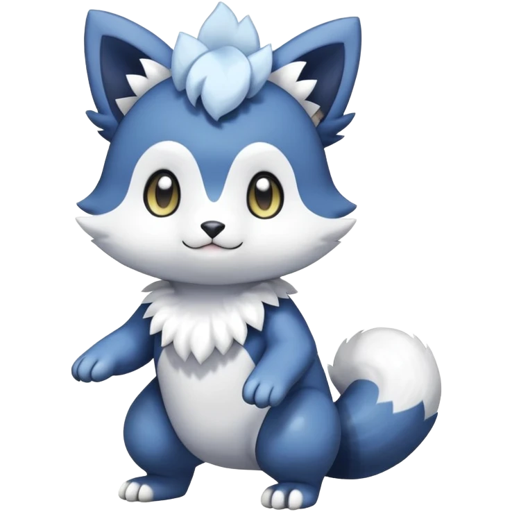 Shiny Espurr-Furret-Meowstic-Oshawott-Hybrid (Full body) emoji
