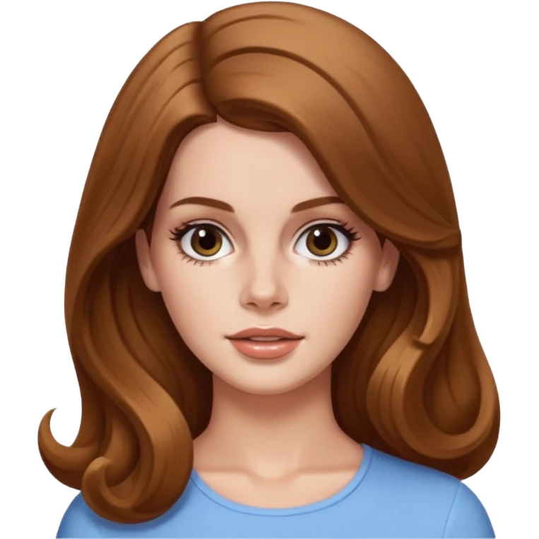 Lana del rey hairflip emoji