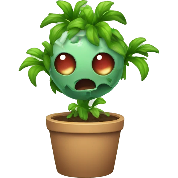 zombie plant emoji