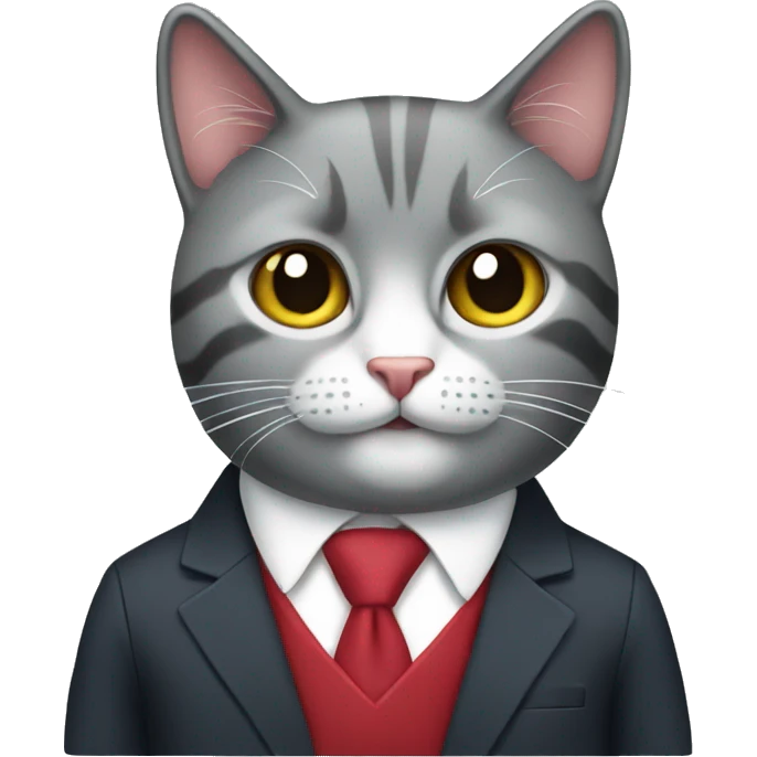 business cat emoji