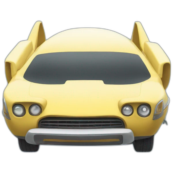 flying car with legs emoji