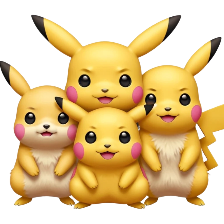 пікачу і його друзі emoji