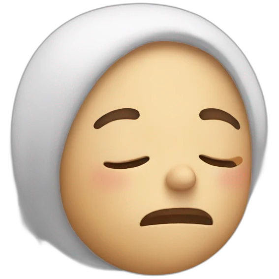 I'm-sleepy emoji