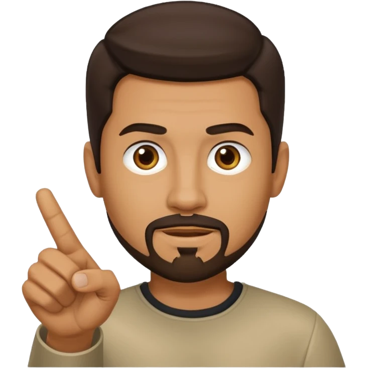 Guy pointing at camera emoji