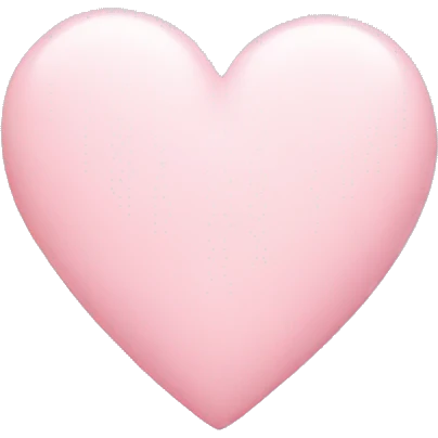 Pastel heart emoji
