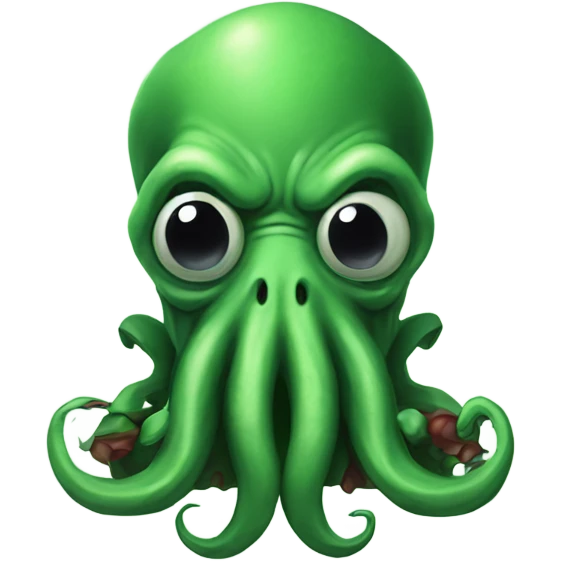 Cthulhu with phone  emoji