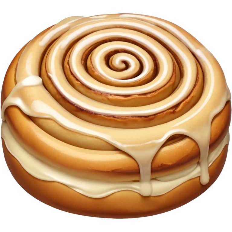 Juicy cinnamon role emoji