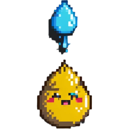 poop emoji vs yellow droplet, simple and fun emoji