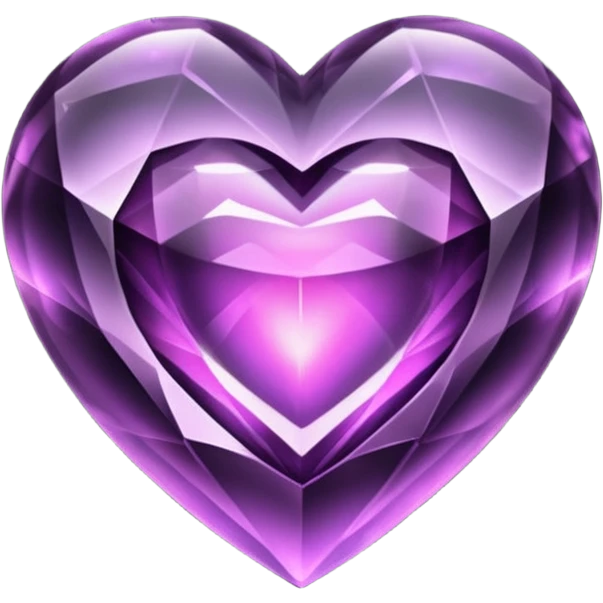 heart with a dark crystal emoji