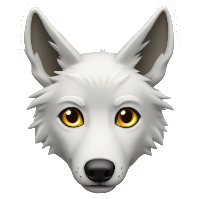 Loup blanc  emoji