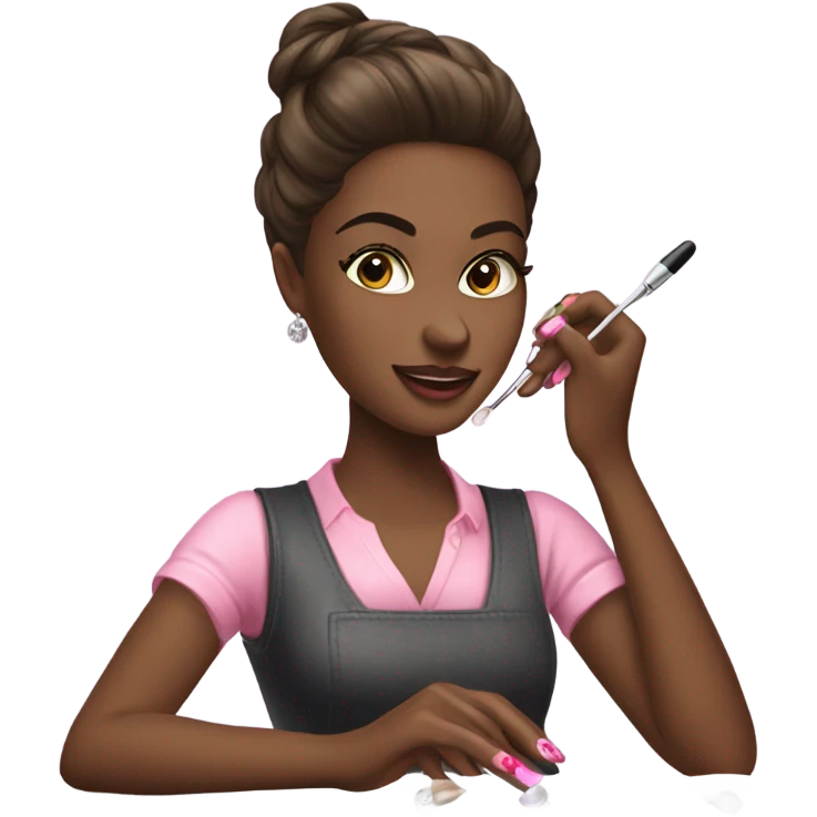 Girl manicure master emoji