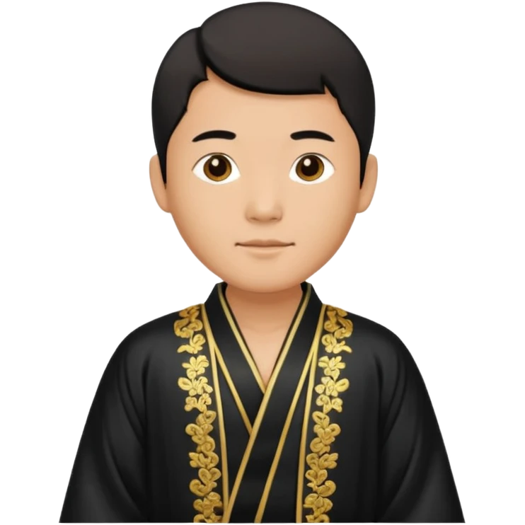 Chinese groom, traditional. emoji