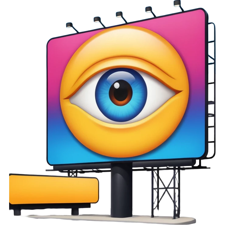 billboard ad emoji