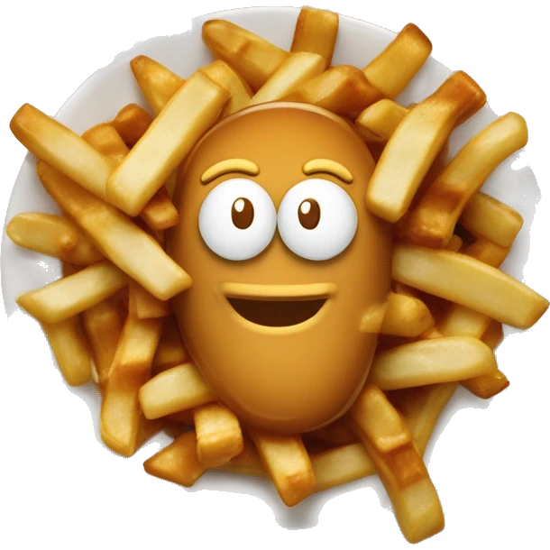 Poutine en survêtement  emoji