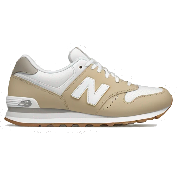 White and beige New Balance shoes emoji