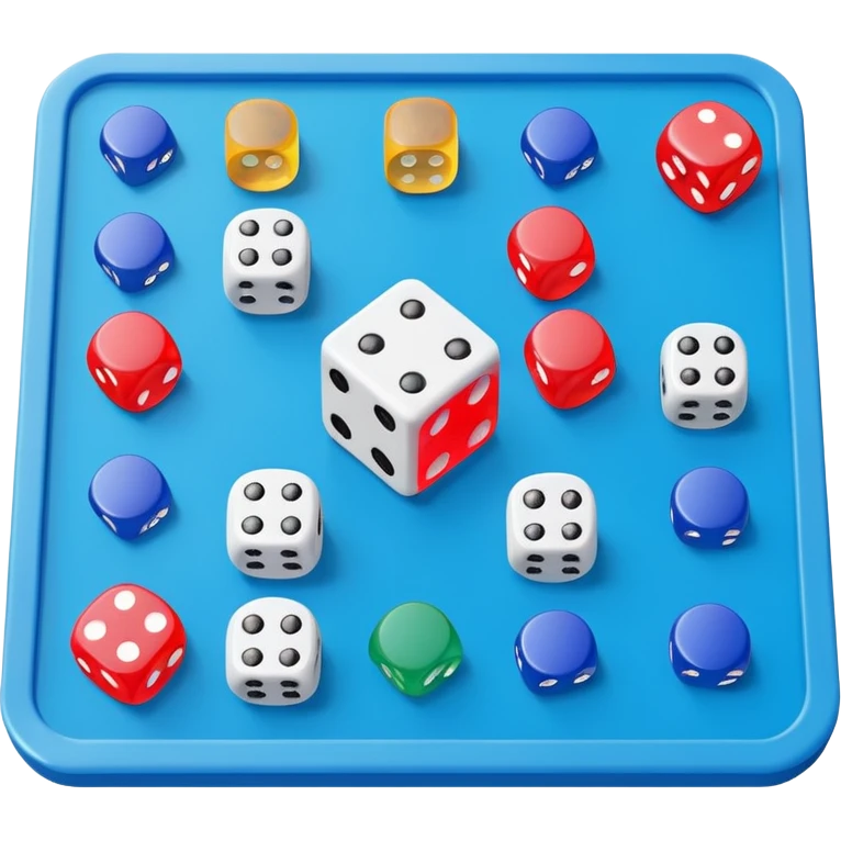 Blue board game emoji