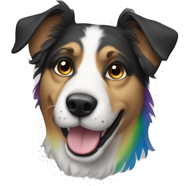 Pride dog emoji